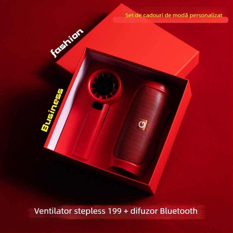 Set de cadouri de afaceri din metal, stil modern minimalist, logo personalizat ca suvenir, marca Good luck