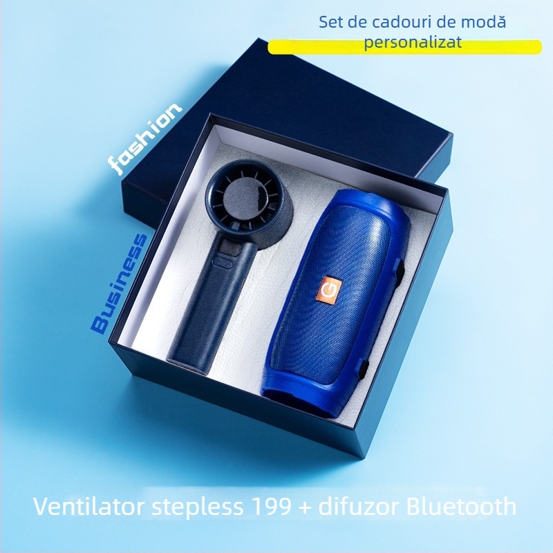 Set de cadouri de afaceri din metal, stil modern minimalist, logo personalizat ca suvenir, marca Good luck