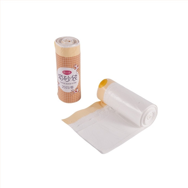 Saci groși pentru lada de gunoi a pisicii pentru litiere automată, rol continuu, en gros, neimportat, mărci private licențiate