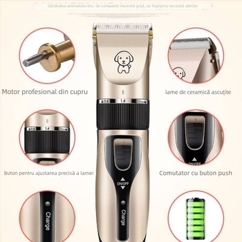 Mașină electrică de tuns pentru animale de companie, model K5, pentru pisici și câini – Melody