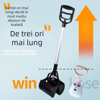 Colector de fecale pentru animale de companie din plastic – pentru pisici și câini, 1 bucată, Seven Oh