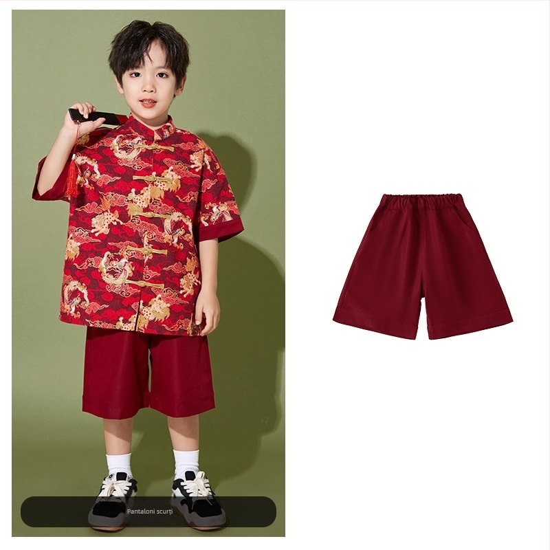 Costum de spectacol pentru copii, stil chinezesc, 100% poliester, pentru toate sezoanele, pentru copii peste 8 ani.