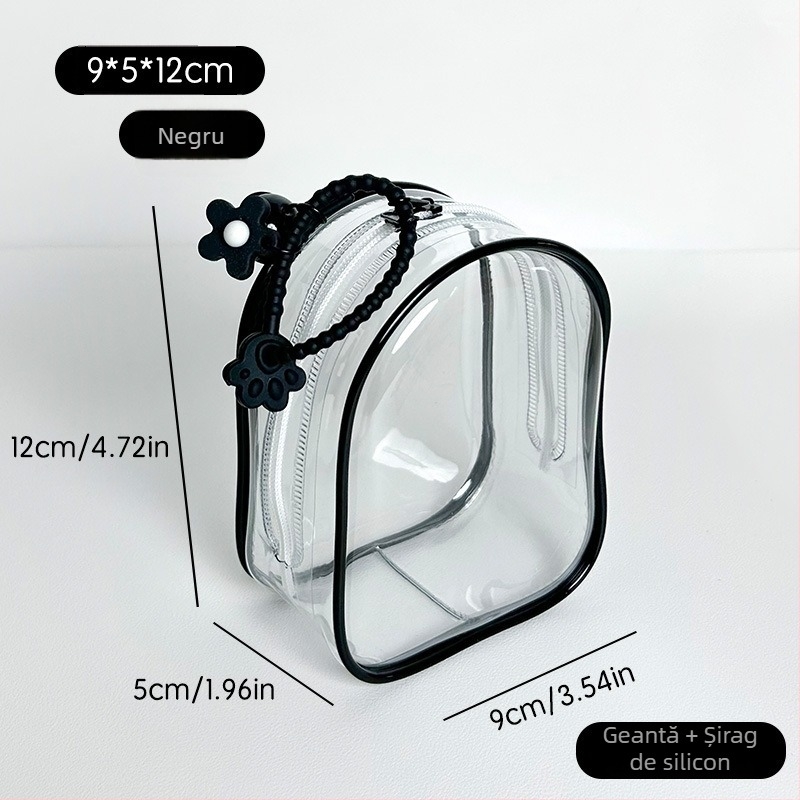 Organizator suspendat Bg0014 — PVC, multipurpose, stil cartoon drăguț, depozitare pentru călătorii