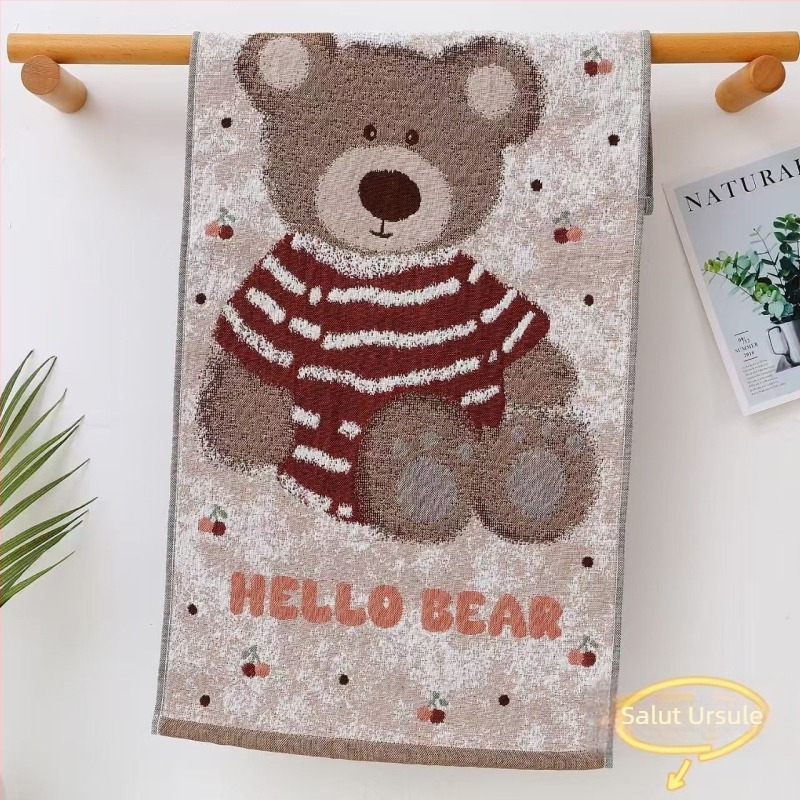 Prosop copii din bumbac 100%, patru straturi, seria desene animate, 50 g, țesătură Jacquard, imprimare logo disponibil