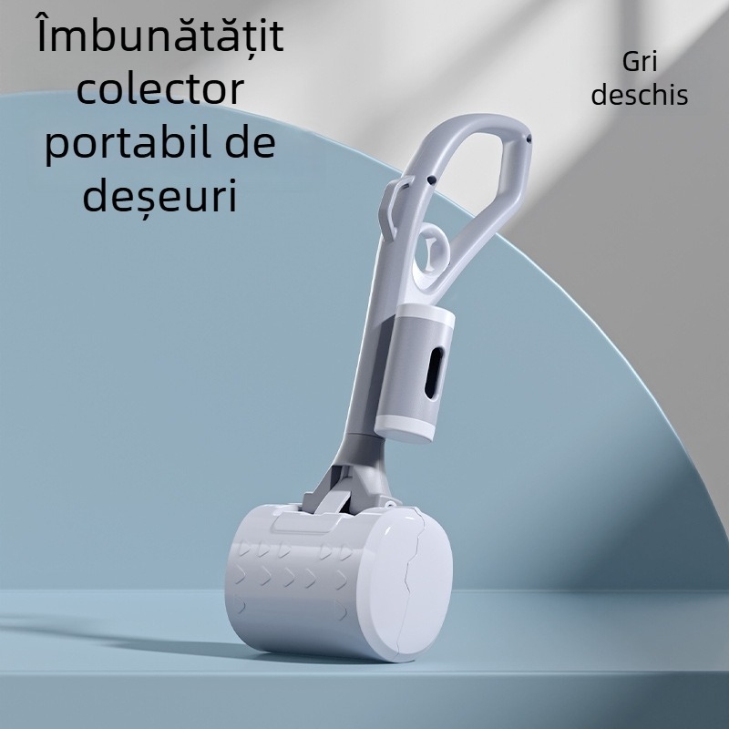 Kimpets clește portabil pentru colectarea deșeurilor de plimbare, cu clipsă, ABS material, exterior, pentru câini și pisici (Jim Bebe)