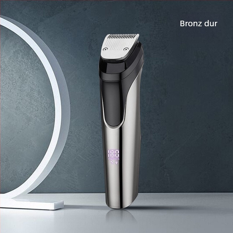 Mașină de tuns păr electrică 5 în 1 pentru bărbați, tăierea părului din nas, lame din oțel inoxidabil, baterie încorporată reîncărcabilă, complet lavabil