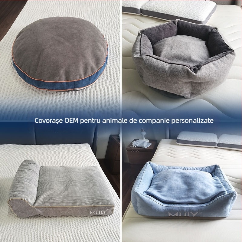 Perna cu spumă cu memorie, formă ondulată, potrivită pentru uz universal