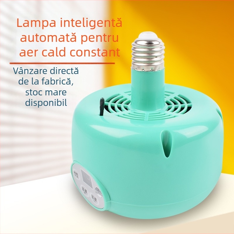 Lampa veterinară inteligentă de încălzire – Anmu, Produs nou; echipament izolator pentru zootehnie și creșterea animalelor; potrivită pentru iepuri, găini, gâște, rațe, câini, fazani și porumbei.