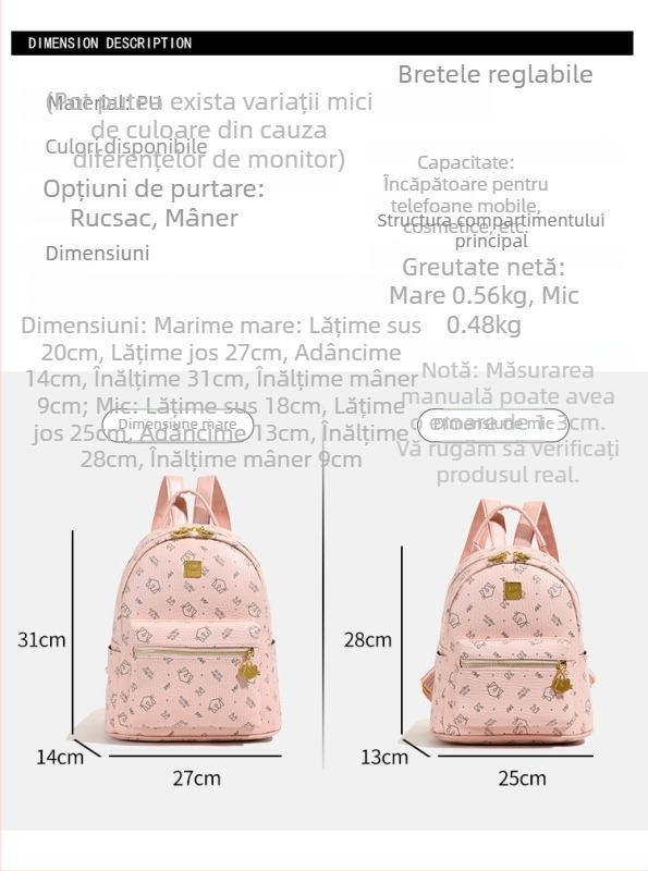 Rucsac de dama din PU, stil urban minimalist, lansare primăvara 2025, fermoar, buzunar pentru laptop