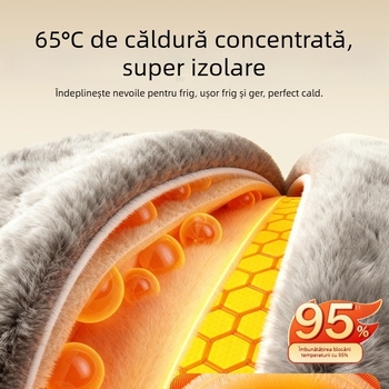 Încălzitor portabil pentru sticlă de apă caldă, reîncărcabil, cu încălzire Cu-graphen, 220V, 50W, corp PVC, control temperatură