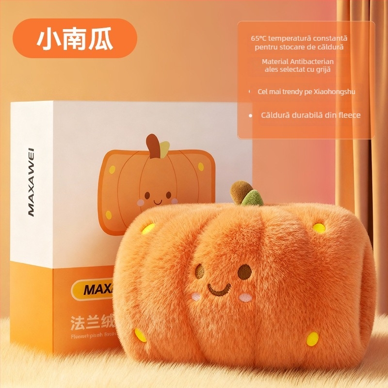 Încălzitor portabil pentru sticlă de apă caldă, reîncărcabil, cu încălzire Cu-graphen, 220V, 50W, corp PVC, control temperatură