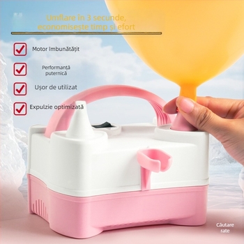 Umflător electric pentru baloane, portabil și automat, marca Rate xun, ambalaj 0.4