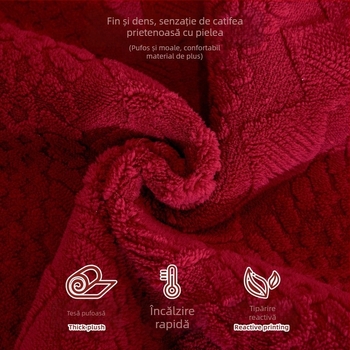 Husă pentru pernă de canapea, stil de nuntă, pluș anti-alunecare, potrivire universală (Material: Shu cotton velvet; Model: solid; Stil: de nuntă; Categoria: husă pentru canapea)