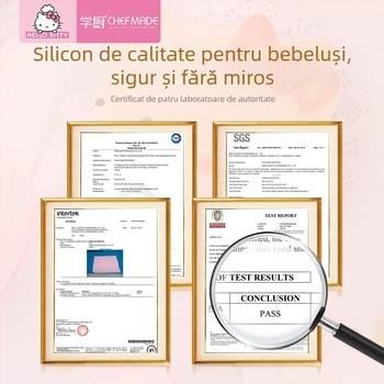 Learn to cook Covoraș din silicon pentru frământat și coacere, rezistent la temperaturi înalte, reutilizabil, design îngroșat