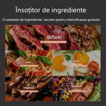 Măcinător electric pentru condimente de bucătărie, multifuncțional pentru piper negru, piper Sichuan și sare de mare; corp din oțel inoxidabil; funcționare electrică; măcinare manuală