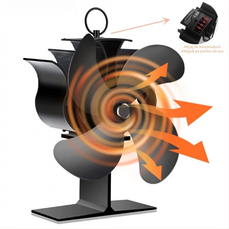 Ventilator mic cu motor PMSM, 220 V, 50 W, alimentare pe baterii