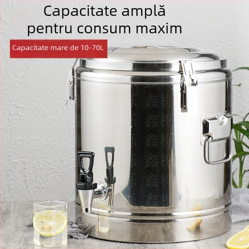 Găleată izolată din oțel inoxidabil 201, utilizare comercială, fără alimentare electrică, material 201