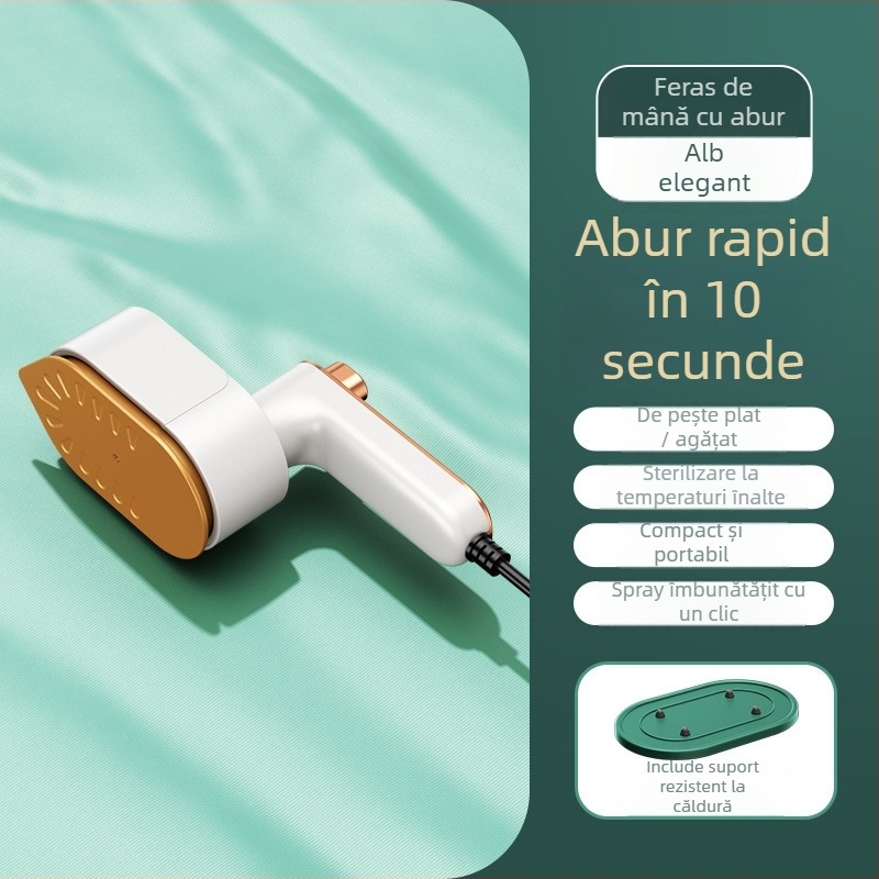 Aburitor de haine portabil pliabil, USB, 3 niveluri de temperatură, compact pentru casă și cămin, rezervor de apă <0,8 L