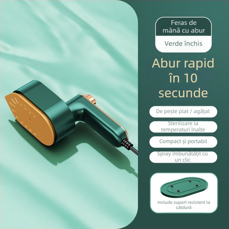 Aburitor de haine portabil pliabil, USB, 3 niveluri de temperatură, compact pentru casă și cămin, rezervor de apă <0,8 L