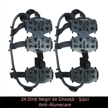 Lechike Capace antiderapante pentru încălțăminte cu gheare pentru alpinism pe gheață, material PE