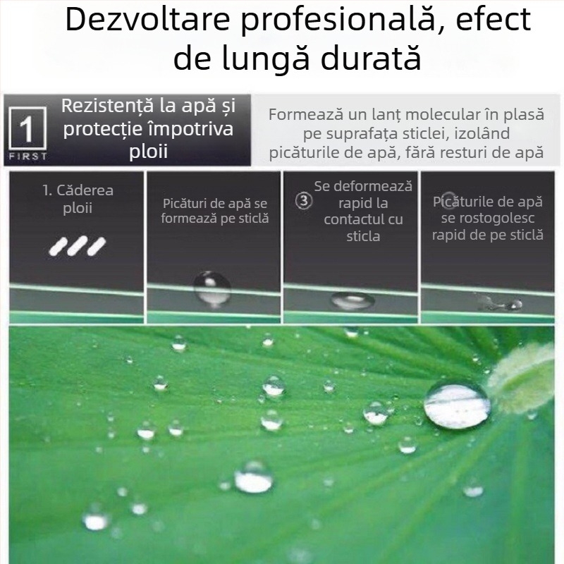 X9 dqyw02 acoperire hidrorezistentă pentru parbriz și oglinda retrovizoare, respinge apa și aburirea, procesare personalizabilă, etichetă privată licențiată