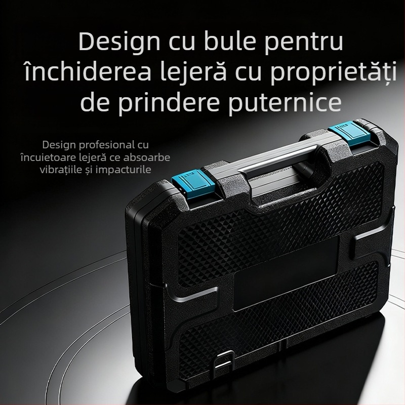 Set de 108 piese unelte pentru întreținere casnică, reparații auto și electrice (PP/TPR/oțel carbon)