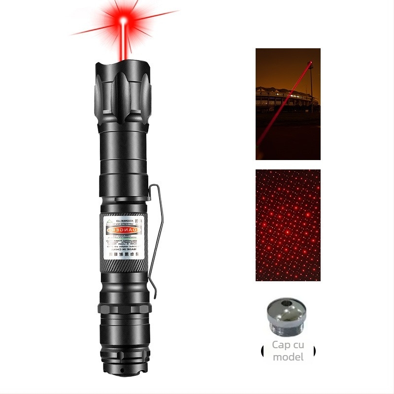 Que Chuang lanternă cu laser, fascicul infraroșu, rază lungă, baterie 18650