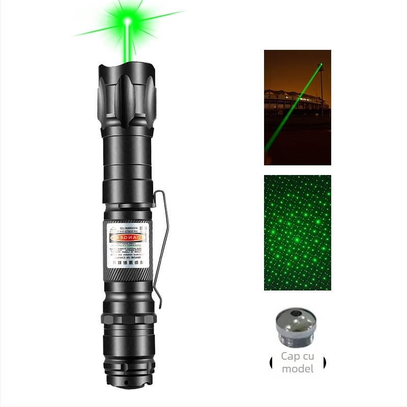 Que Chuang lanternă cu laser, fascicul infraroșu, rază lungă, baterie 18650