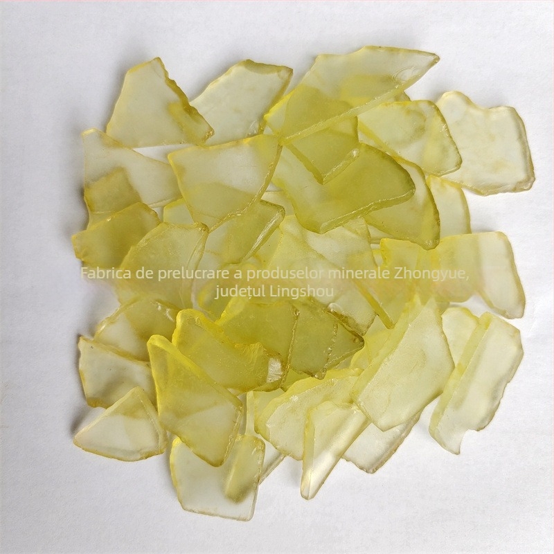 Foaie din sticlă marină – stil de plajă, origine Hebei, marcă Zhongyue, material decorativ DIY