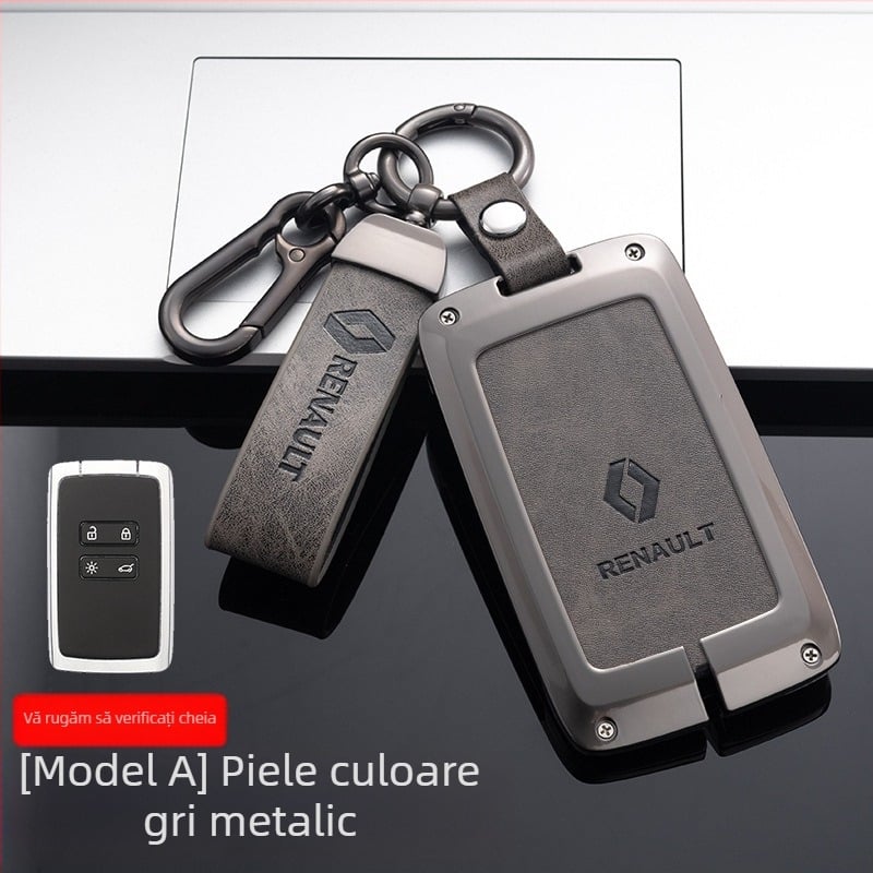 Carcasă metalică pentru chei Renault — aliaj de zinc, stil simplu, Weiwei