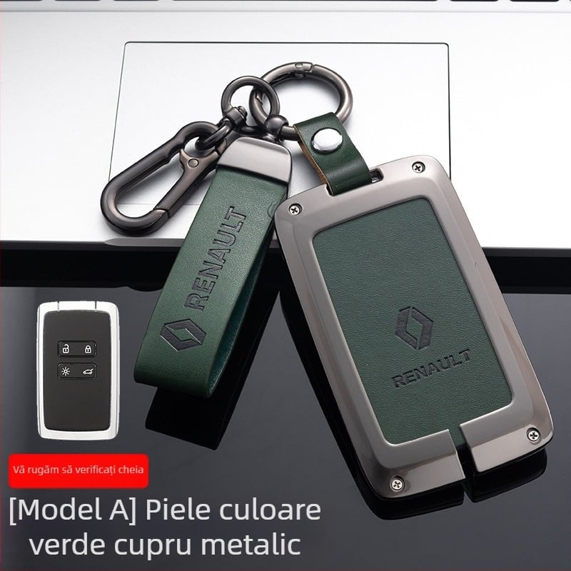 Carcasă metalică pentru chei Renault — aliaj de zinc, stil simplu, Weiwei