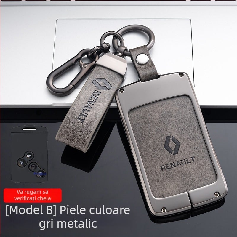Carcasă metalică pentru chei Renault — aliaj de zinc, stil simplu, Weiwei