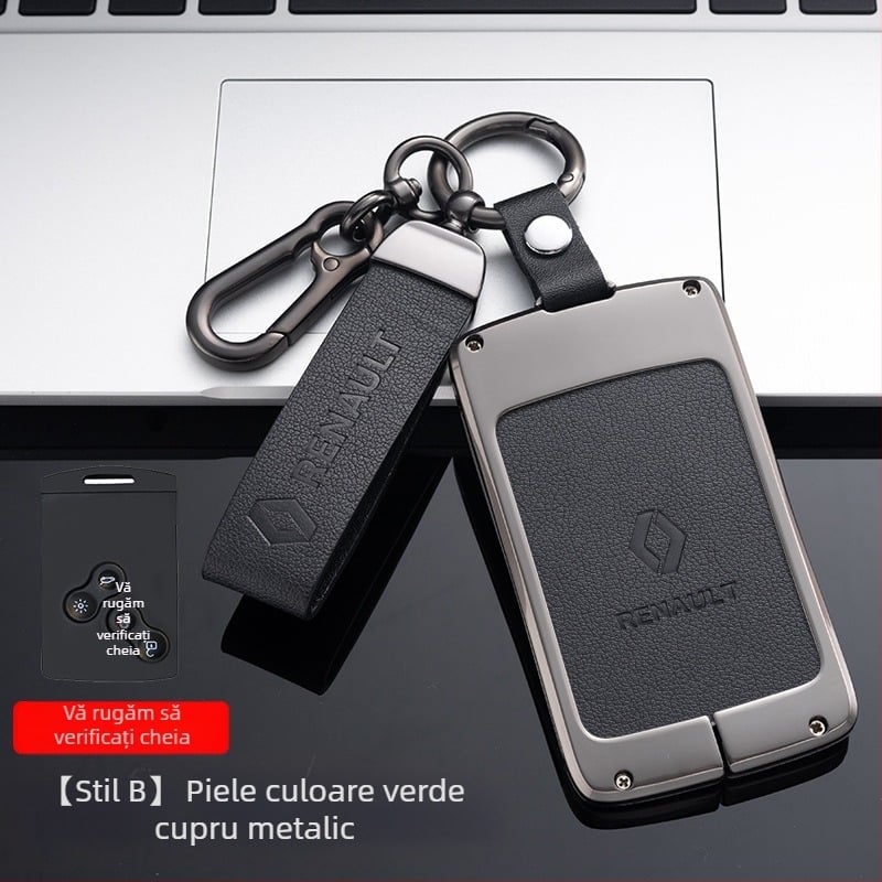 Carcasă metalică pentru chei Renault — aliaj de zinc, stil simplu, Weiwei