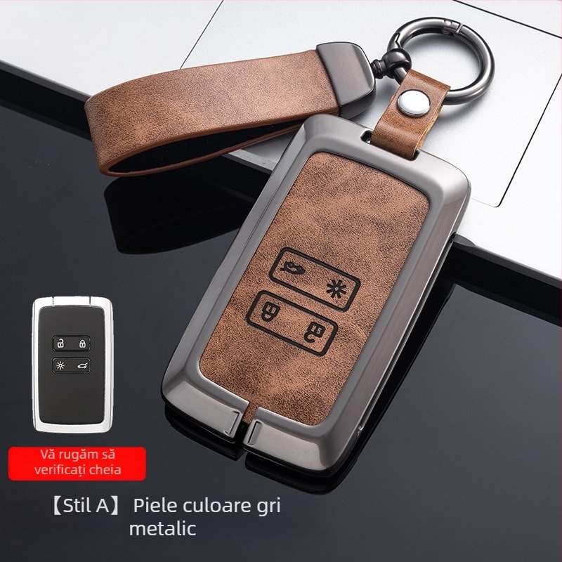 Carcasă metalică pentru chei Renault — aliaj de zinc, stil simplu, Weiwei