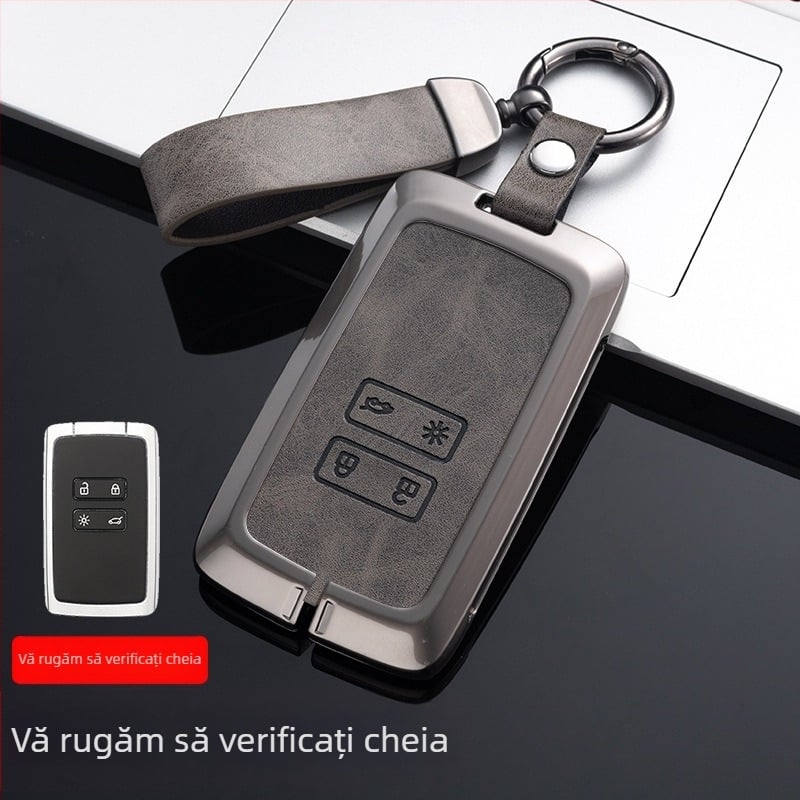 Carcasă metalică pentru chei Renault — aliaj de zinc, stil simplu, Weiwei