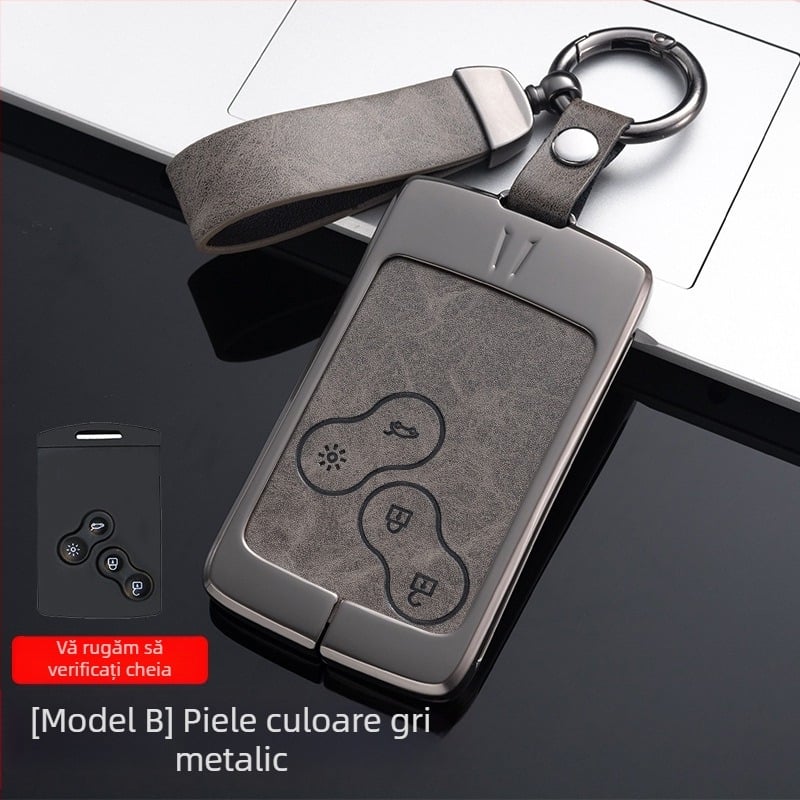 Carcasă metalică pentru chei Renault — aliaj de zinc, stil simplu, Weiwei