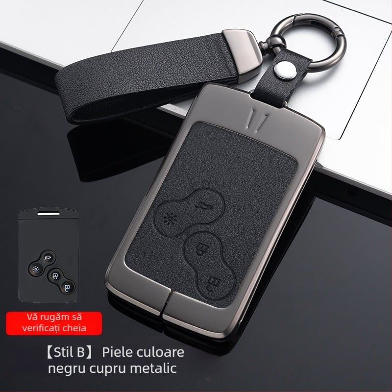 Carcasă metalică pentru chei Renault — aliaj de zinc, stil simplu, Weiwei