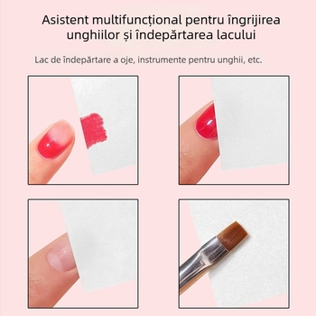 Șervețele de demontare a lacului de unghii, pătrate, din material nețesut, 57 g, klimonla