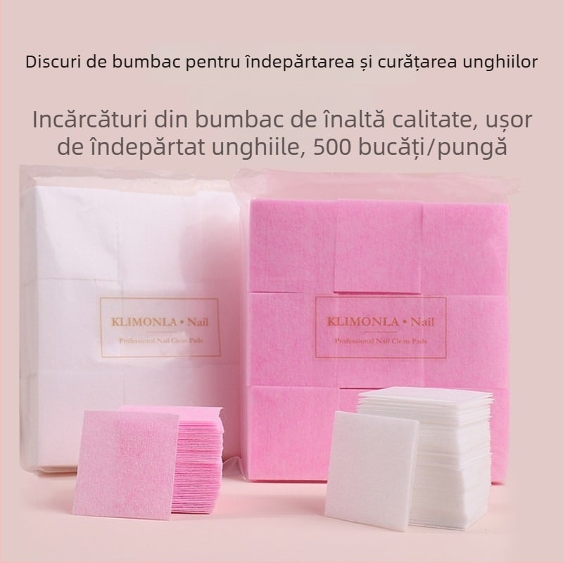 Șervețele de demontare a lacului de unghii, pătrate, din material nețesut, 57 g, klimonla