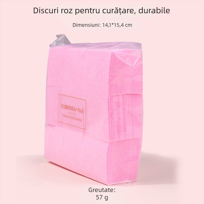 Șervețele de demontare a lacului de unghii, pătrate, din material nețesut, 57 g, klimonla