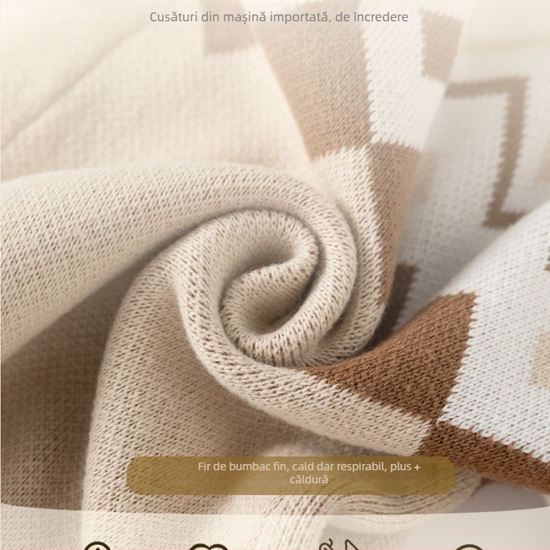 Salopetă bebeluș tricot britanic - 100% bumbac, tricot gros, mâneci lungi, unisex pentru nou-născuți, închidere cu nasturi pe un singur rând