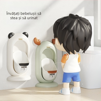 Urinal pentru copii, montat pe perete, pentru băieți, material PP, ambalaj individual
