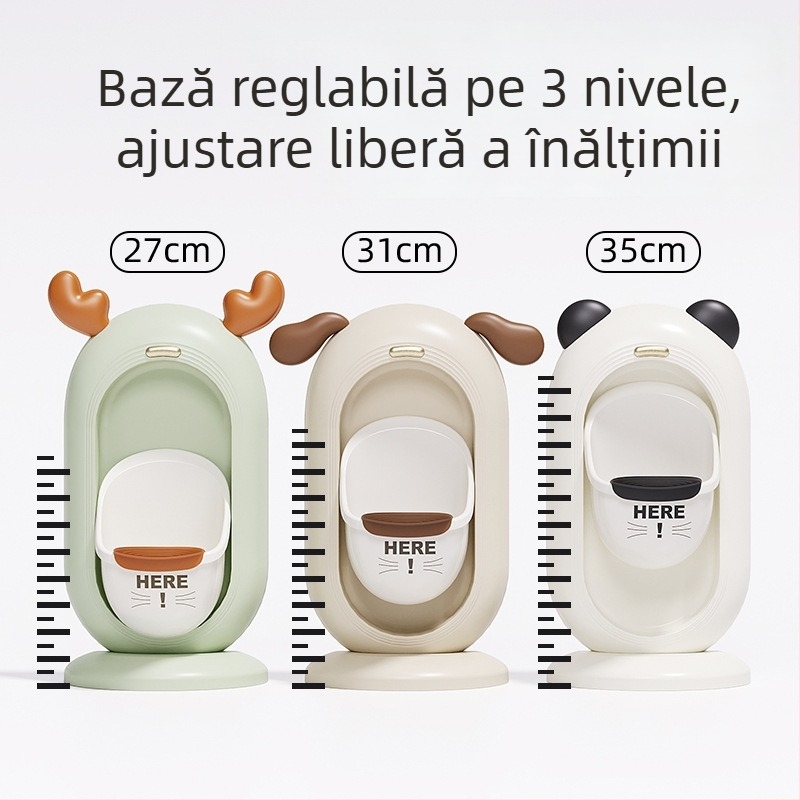 Urinal pentru copii, montat pe perete, pentru băieți, material PP, ambalaj individual