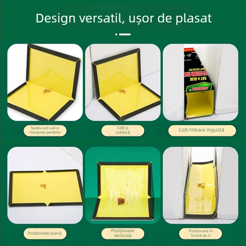 Pastă rodenticidă pentru șoareci — model 2036, brand Hunting Cat, micro-toxic, ambalaj 200 buc.