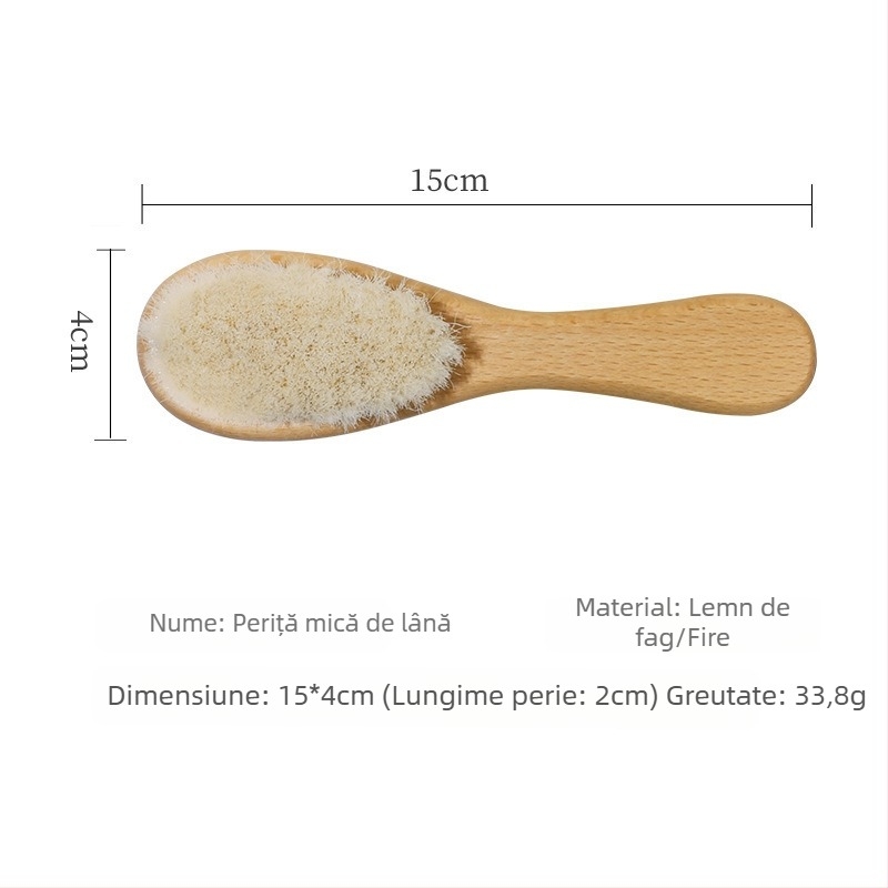 Pieptene de sănătate - Material: Beech; Formă: floare; Pentru utilizatori obișnuiți; Mărci private disponibile