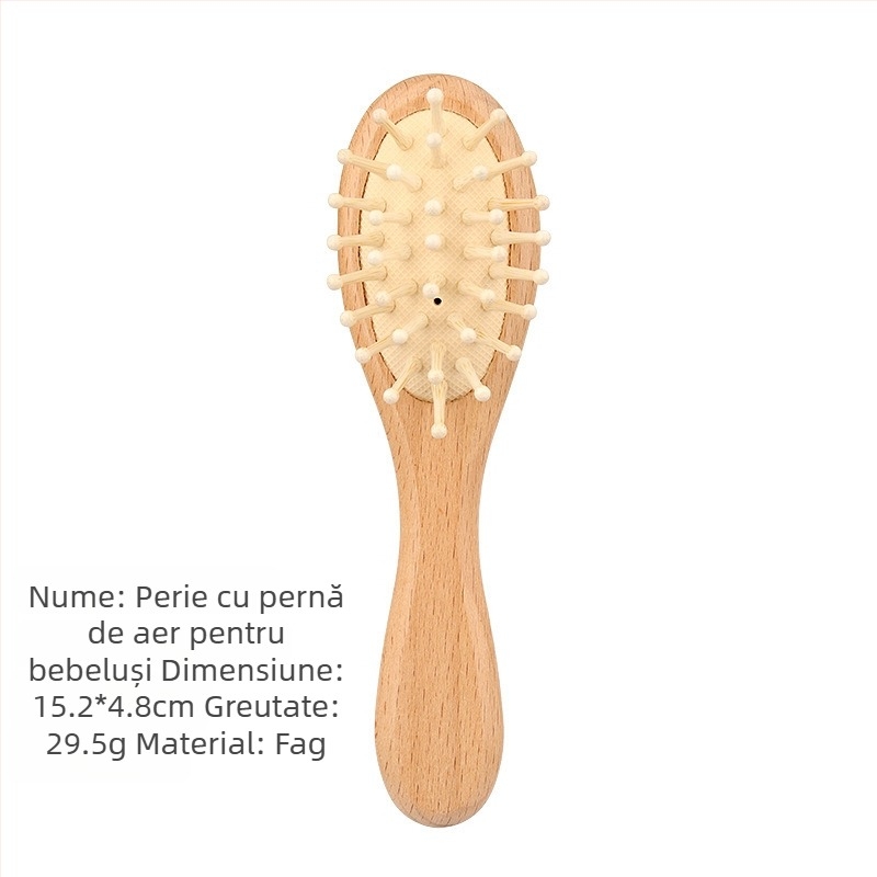 Pieptene de sănătate - Material: Beech; Formă: floare; Pentru utilizatori obișnuiți; Mărci private disponibile