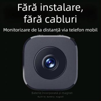 Camera IP pentru supraveghere în interior M5, obiectiv unghi larg 3.6 mm, vedere nocturnă, control prin aplicație mobilă
