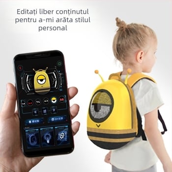 Rucsac LOY EVA pentru copii cu imprimeu anime, unisex, impermeabil, ultraușor, protecție a coloanei, reflexie pentru siguranță nocturnă, bretele cu pernă de aer