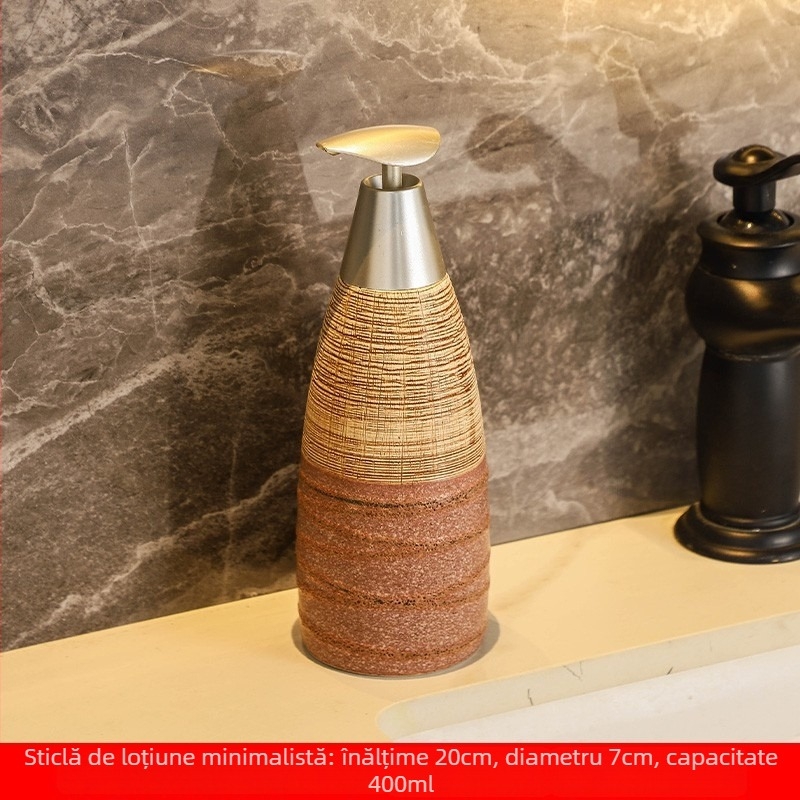 Sticla pentru emulsii cosmetice — stil european, conic, ceramic