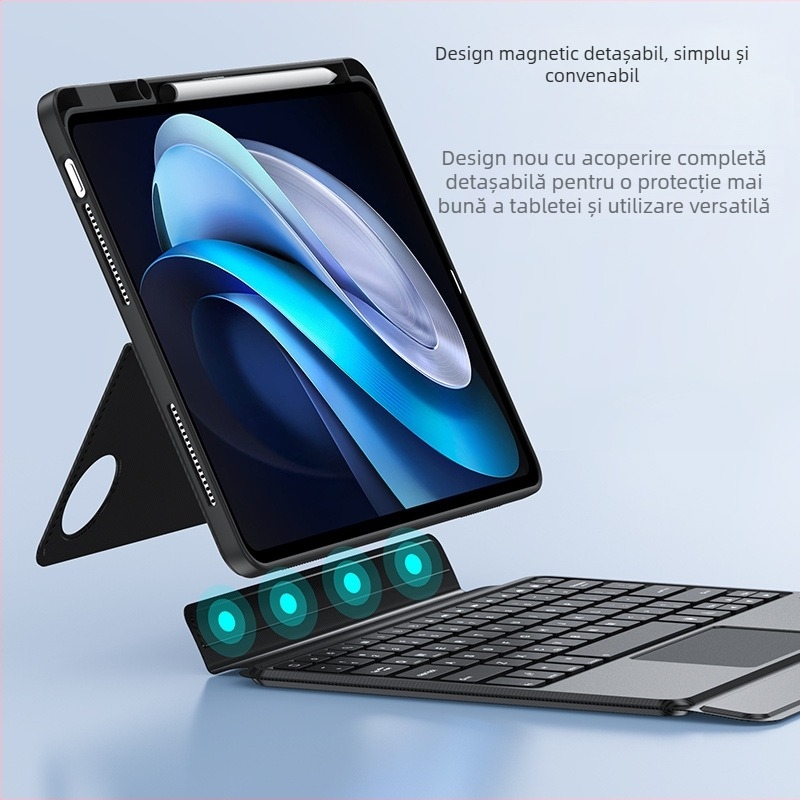 Husă protecție pentru tastatură pentru Vivopad5Pro (OP-001) cu Bluetooth, IQOOPad și slot pentru stylus